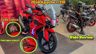 New apache rr 310 review 🔥 2024 rr 310 specificationsfeaturesmileage detailed review [upl. by Opaline]