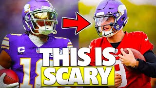 JJ McCarthy Looks INSANE At Vikings Minicamp [upl. by Dreeda]