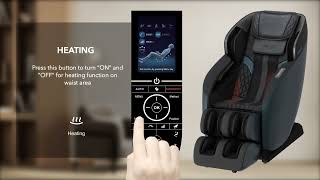 Coway Massage Chair Operation Video [upl. by Horlacher]