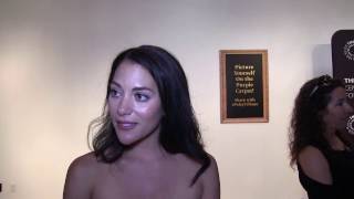 Inbar Lavi Interview at Prison Break Premiere [upl. by Akienom306]