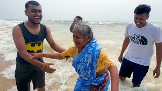 ঠাকুমা কে নিয়ে পুরীতে আজ সেরা মজা হলো  Puri Vlog [upl. by Ecarret]