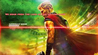 Thor Ragnarok Led Zeppelin  Immigrant Song Full lyrics [upl. by Chabot]