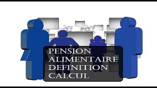 PENSION ALIMENTAIRE  DÉFINITION ET CALCUL [upl. by Leinnad]