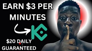 Make 20 daily on Kucoin Earn 3 Every minutes using This spot trading strategyKucoin [upl. by Ahtnamys]