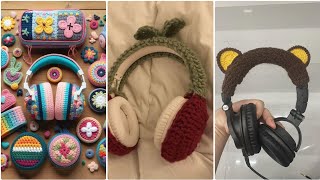 WONDERFUL CROCHET HEADPHONE COVER [upl. by Ettenal]