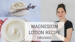 Magnesium Lotion Recipe  Bumblebee Apothecary [upl. by Kai]