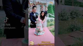 Mc Wedding Bandung Jakarta Bali Indonesia  Ricky Luven  Wedding Cake amp Toast AndreampAngel Moment [upl. by Mount]