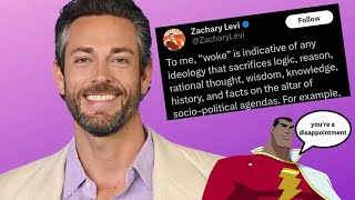 Washed Actor Zachary Levi Turns To Anti Woke Grift To Stay Relevant amp Cries Online After Call Out [upl. by Snevets]