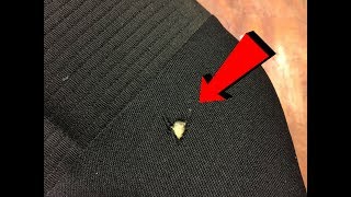 How to Repair Rip or Tear in Car seat Easy diy [upl. by Anitnerolf]