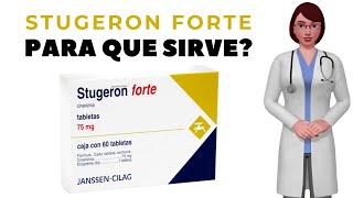 STUGERON FORTE que es y para que sirve stugeron forte 75 mg como tomar stugeron forte tablets [upl. by Colson754]