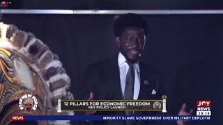 New Force Key Policies Launch Nana Kwame Bediako launches 12 pillars for economic freedom [upl. by Norman]