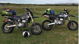 DRZ400SM CAMPING TRIP 2016 [upl. by Ahsimed]