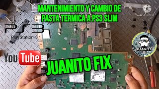 Mantenimiento completo y cambio de pasta térmica a PS3 Slim  Complete maintenance amp thermal paste [upl. by Aynos50]