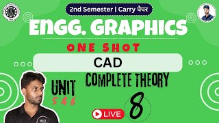 Engineering Graphics CAD Complete TheoryUnit5 amp 6  sbte bihar 2nd semester [upl. by Tra]