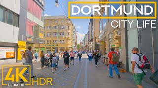 Exploring Cities of Germany in 4K HDR  Relaxing City Life of DORTMUND German quotGreen Metropolisquot [upl. by Niras664]