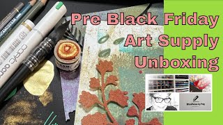 Unbox Pre Black Friday Art Supplies [upl. by Rutger]