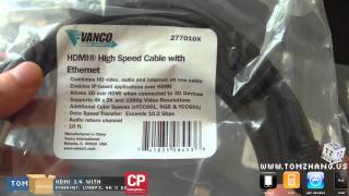 CablingPluscom HDMI 14 High Speed Cable with Ethernet HD [upl. by Ahsehyt]