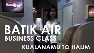 Batik Air Business Class  Medan to Jakarta [upl. by Airetahs13]