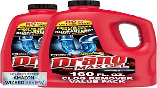 Drano Max Gel Drain Clog Remover and Cleaner for Shower or Sink Review [upl. by Binette]