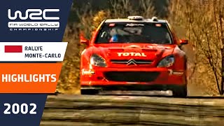 Rallye MonteCarlo 2002 WRC Highlights  Review  Results [upl. by Mervin698]