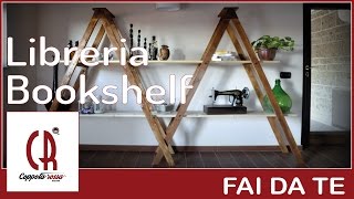 Fai da te  Costruire una libreria in legno spendendo pochissimo  DIY bookshelf [upl. by Ellenwahs365]