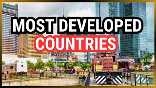 15 Most Developed Countries in the World 2024 HDI Rankings [upl. by Cirdor399]