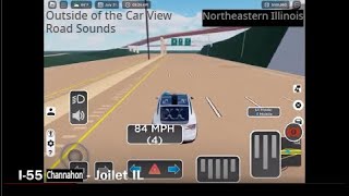 Interstate 55 at Illinois Channahon  Joliet Northeastern Illinois ROBLOX [upl. by Anirb]