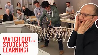 Harvard Model Bridge Testing Trusses and Beams [upl. by Marba]