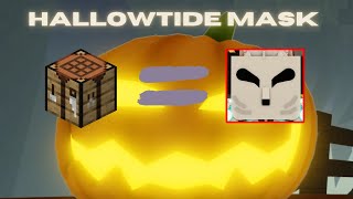 How To Craft Hallowtide Mask 2024  Deepwoken Halloween [upl. by Rocker760]