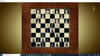 Chess Titans Windows 10 Level 4 Playing against the computer with white and black hd 4k 8k 120 FPS [upl. by Haase]