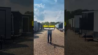 Get an Enclosed Trailer at DR Trailer Sales trailers enclosed carhauler hauling truck [upl. by Kaz]