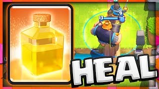 WIN THE HEAL SPELL • Clash Royale NEW CARD [upl. by Now]