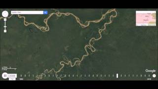 Watch A Jungle River Meander Over Time [upl. by Alfy]