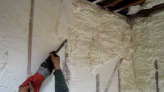 Spray Foam Insulation In Older Homes Part 23 [upl. by Lenneuq]