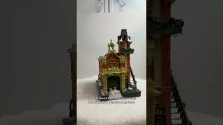 Disney Parks Fire Station Lighted Christmas Village Building available at treasuretiquecom [upl. by Aerdnael210]