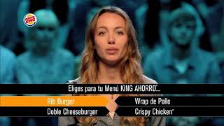 Menú King Ahorro Anuncio 4 de Burger King [upl. by Cohin]