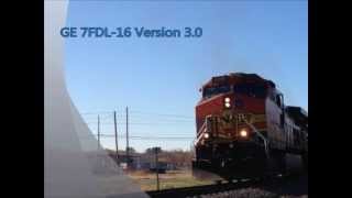 New Trainz and MSTS GE 7FDL16 Soundsets [upl. by Nyroc72]