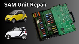 Smart Fortwo 451  SAM Unit Removal and Repair  3 Lines Fault [upl. by Ylram]