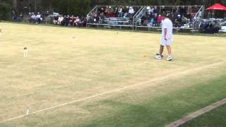 Croquet 2012 World Championships Bamford vs Fletcher Association Croquet Game 1 [upl. by Tonina]