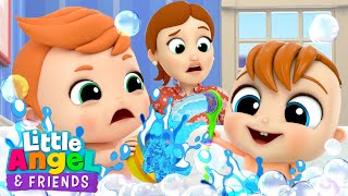 Bubble Bath Song  Little Angel And Friends Kid Songs [upl. by Hiller]