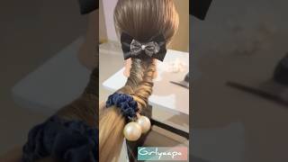 Fishtail Hair braid tutorial hairstyle  braidhair hairbraids hairstyle braids braidstyles [upl. by Kcired989]