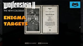 The Enigma Machine Erich Eberhardt  Max Toy Location  Wolfenstein II The New Colossus [upl. by Gievlos]