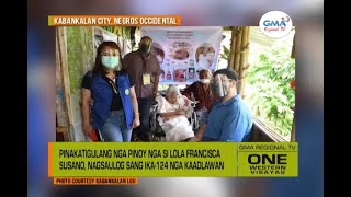 One Western Visayas Lola Francisca Susano Nagsaulog sang Ika124 nga Kaadlawan [upl. by Elmaleh]