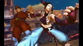 HD Street Fighter x Tekken  M Bison amp Han Juri Story Mode [upl. by Millford]