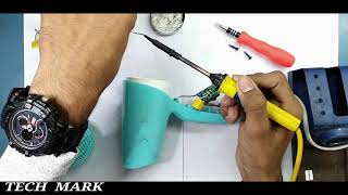 How to repair a hair dryer at home  syska hair dryer HD 1600 [upl. by Ydnab]