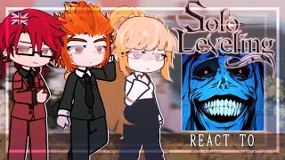 Past Solo Leveling React To Sung Jin Woo  Gacha Club [upl. by Leuqar]