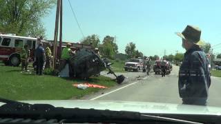 VEHICLE ACCIDENT WITH EXTRICATION PART 1 4302013 [upl. by Eaj]