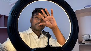 My new Ring light setup  ring light price  ring light review  ring light tamil [upl. by Haim772]