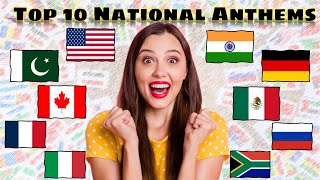 Top 10 Most Beautiful National Anthems in the World [upl. by Everara292]