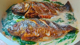 Ginataang Tilapia with Pechay and Mustasa [upl. by Yssor346]